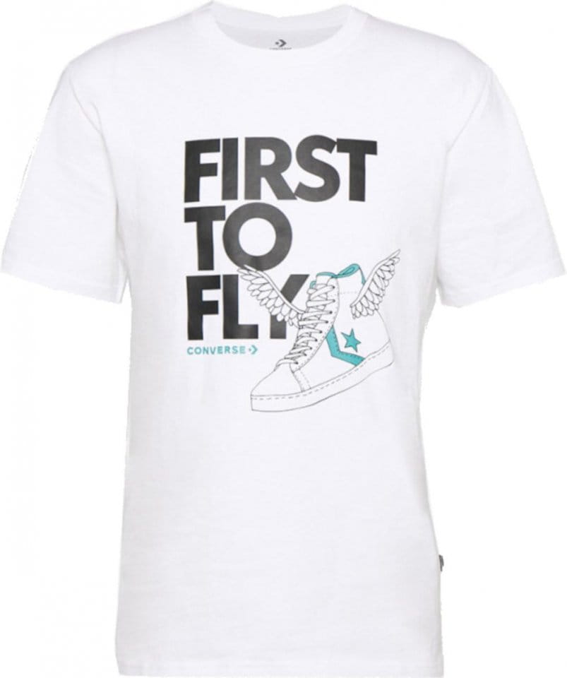 T-Shirt Converse First To Fly Back TEE M