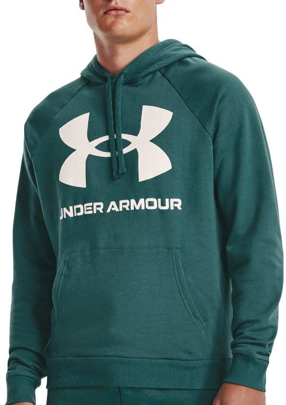 Hoodie Under Armour UA Rival Fleece Big Logo HD-GRN