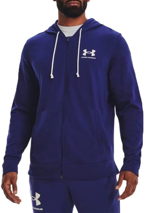 Hoodie Under Armour UA Rival Terry LC FZ-BLU