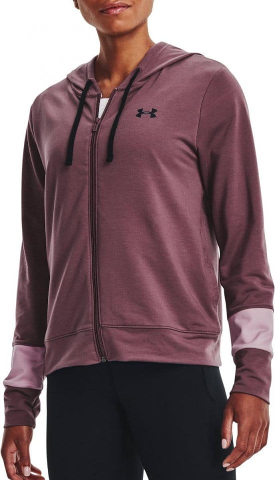 Hoodie Under Armour Rival Terry CB FZ Hoodie-PPL